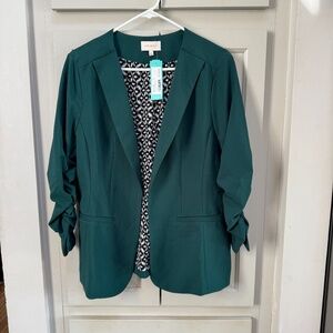 Skies Are Blue Raja Collarless Blazer